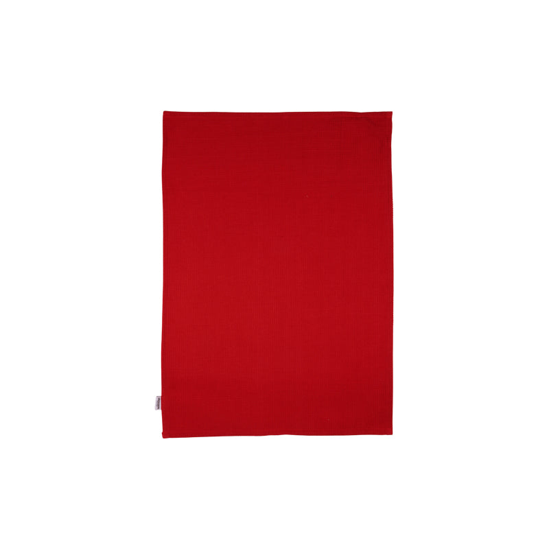 Recycled Cotton Tea Towels - Set of 2 - Red