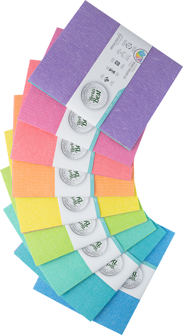 Swedish Dishcloths – 3 Pack – Solid Colours