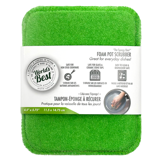 FOAM Pot Scrubber - Single - Solid Colour