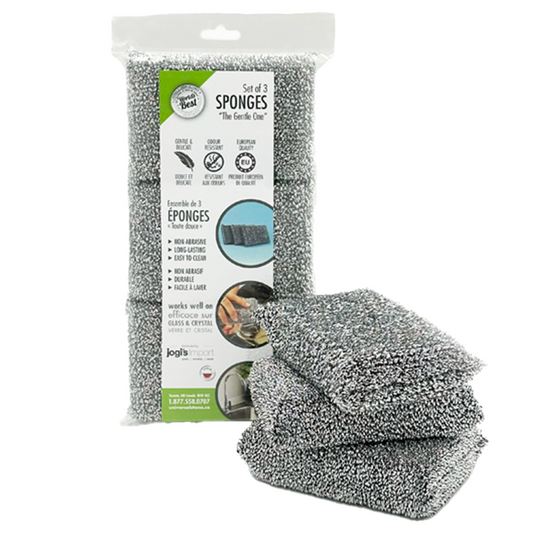 ‘The Gentle One’ - Set of 3 Sponges – Silver