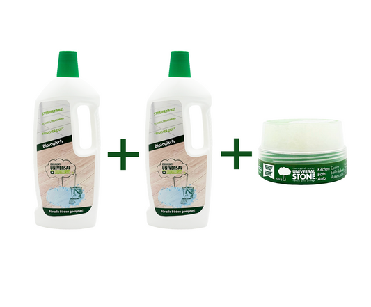 BEST DEAL Bundle - 2 x Floor Cleaners + 300g Universal Stone