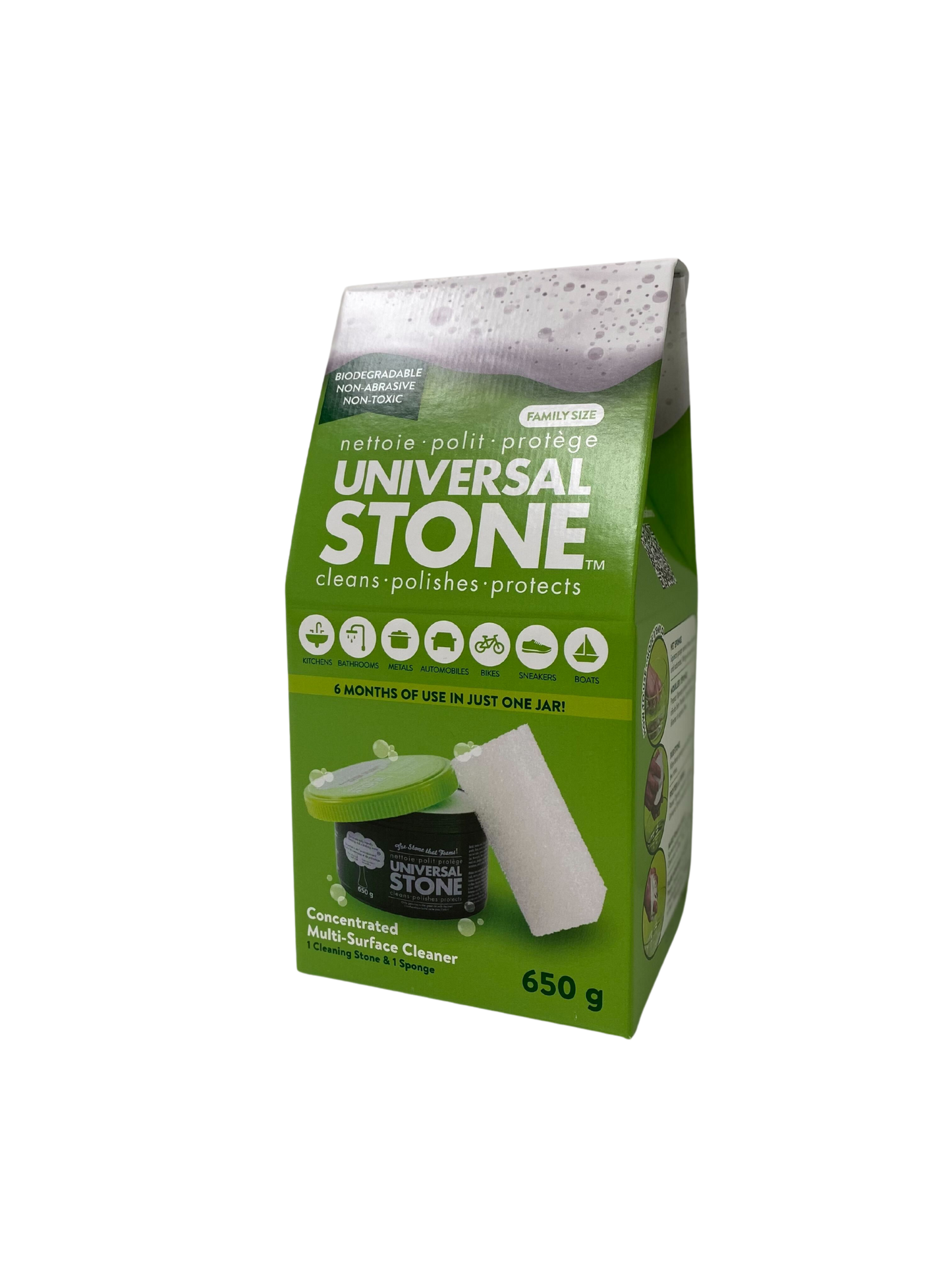 Biodegradable, Eco-Friendly, Non-Toxic Cleaner - Universal Stone 650g